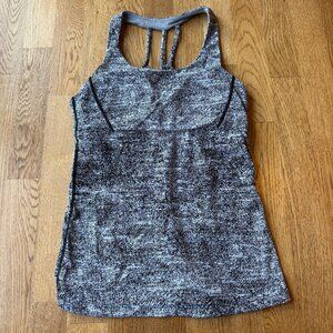 Oalka Space Dye Workout Tank Top Size Small